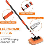 18 FT Reach Car Wash Brush with Long Handle, Car Cleaning Kit - Image 4