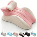 Memory Foam Ergonomic Rest Pillow, Couples Pillow for Intimacy 27 Degree, Reading Pillows for Sleeping, Enjoy Pain-Free Intimacy Again, Ideal for Massage Back Pain(Pink-Gray) by Unknown