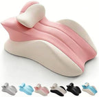 Memory Foam Ergonomic Rest Pillow, Couples Pillow for Intimacy 27 Degree, Reading Pillows for Sleeping, Enjoy Pain-Free Intimacy Again, Ideal for Massage Back Pain(Pink-Gray) by Unknown