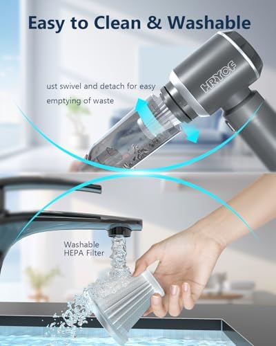 Handheld Cordless Professional 4-in-1 Car Vacuum Cleaner with Digital Display, 20000Pa Powerful Handheld Vacuum, Portable Cordless Vacuum with Brushless Motor & Crevice Tool for Car Home Office Pet - Image 6