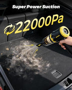 Mr.ego Car Vacuum Portable Cordless, 22Kpa Mini Vacuum with Brushless Motor - Image 2