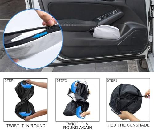 Foldable Front Windshield Sunshade fit for Honda Civic 2022-2024 - Image 4