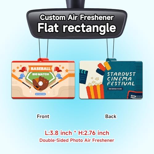 Bulk Custom Car Air Fresheners with Logo or QR Code - Image 2