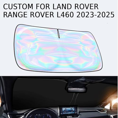 Windshield Sun Shade for Land Rover Range Rover L460 2023 2024 2025-4 Layers Sunshade Compatible with Land Rover Range Rover L460 Foldable Front Window Sunshade Sun Visor Protector Block UV Rays - Image 2