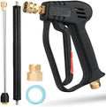 McKillans® Pressure Washer Gun Replacement M22 Inlet with Extension with 1/4” Quick Connector Coupler by McKillans