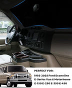 Front Windshield Sunshade fit for Ford Econoline E-Series Van 1992-2026 - Image 3