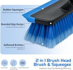 Ordenado 56" Car Wash Brush with Long Handle, Soft Bristle& Rubber Squeegee - Image 4