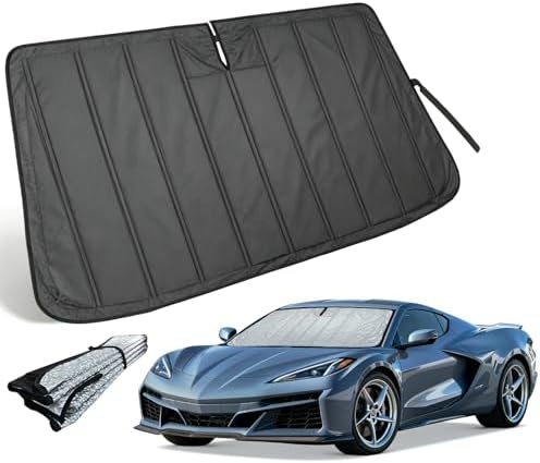 Thickened Windshield Sun Shade for Chevy Corvette C8 2020-2026 by PAIMOHO