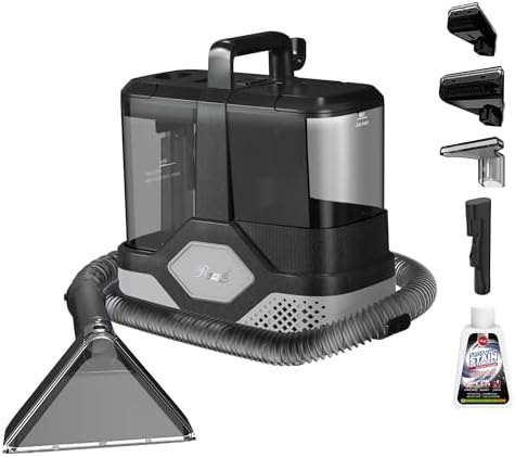 Rosewill Multi-Purpose Portable Carpet and Upholstery Cleaner, Powerful Suction 18 KPa Spot Cleaner, 600W Motor, Car and Auto Detailer, Stain/Spot Remover; Versatile Use: Carpet, Sofa, Pet Hair by RosewillInc
