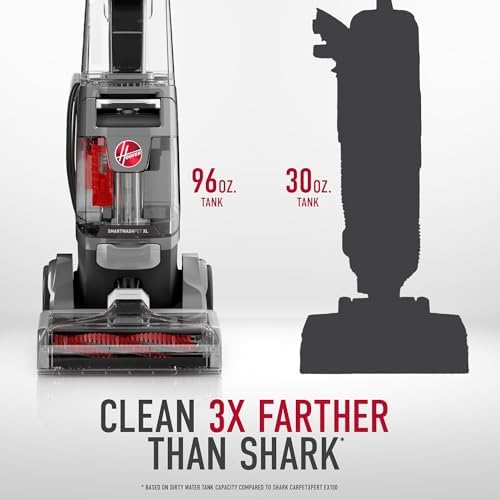 Hoover SmartWash Pet XL Upright Carpet Cleaner Machine for Carpet and Upholstery, Automatic Deep Cleaning Carpet Shampooer, Converts to Spot Cleaner, Pair with Hoover Carpet Cleaner Solution - Image 4