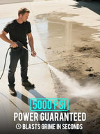 MEKOH Commercial Short Pressure Washer Gun PRO, 5000PSI Compact Stubby Gun - Image 2