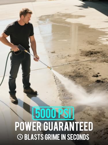 MEKOH Commercial Short Pressure Washer Gun PRO, 5000PSI Compact Stubby Gun - Image 2