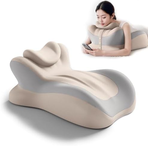 Adjustable Intimacy & Pregnancy Support Pillow - Ergonomic Foam Wedge Cushion for Back Pain, Sitting, Lying, Multi-Position with Removable Washable Cover (Beige) by Unknown