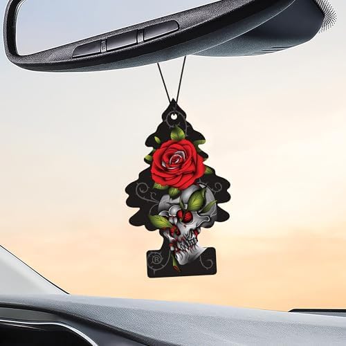 LITTLE TREES Car Air Freshener | Hanging Tree Provides Long Lasting Scent for Auto and Home | 24 Air Fresheners |Rose Thorn - Image 5