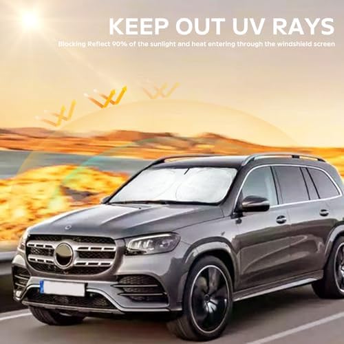 Windshield Sunshade for Mercedes Benz 2016-2022 GLC SUV GLC300 Sun Shade - Image 6
