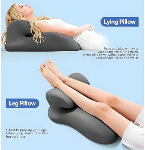 Wedge Intimacy Pillow for Couples – Memory Foam Lift, Spine/Hip Alignment - Image 5