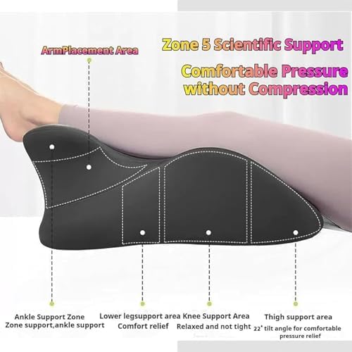 Intimacy Pillow - 27° Sweet Spot Wedge for Couples, Memory Foam Support, Back & Leg Elevation - Multiple Colors Available,Black - Image 5