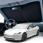 METOWARE Windshield Sun Shade for Tesla Model Y & Model 3 2017-2026 by METOWARE