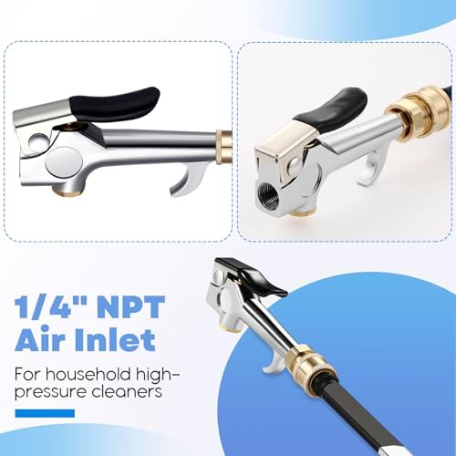 Threlaco 16" Air Filter, Radiator Cleaning Wand for High Efficiency Cooling Systems and Radiators, Water Air Cleaning Wands for Blow out Wash out Kit, Home Car Truck Power Washer Wand - Image 4