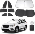TINGLU Window Shades for Subaru Ascent Touring 2019-2026 Accessories Car Side Full Windows Rear Triangular Windshield Sun Shade Sun UV Rays & Privacy Protection for Camping,Napping,and Relaxing 8PCS by TINGLU