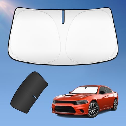 Sun Shade Sunshade for Dodge Charger 2011-2024 2025 Windshield Cover by ZOIBVCARSUNSHADE