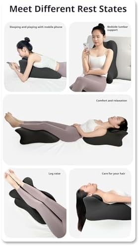 Couples Pillows for Intimacy, Memory Foam Adults Pillow | 27° Angle Perfect Position | Provides All-Round Support | Recovers After Impact, for All Postures (Blue) - Image 7