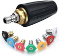 Mudder 4000 PSI Pressure Washer Turbo Nozzle, Nozzle Tips 7 Pcs 4.0 GPM by Mudder