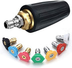 Mudder 4000 PSI Pressure Washer Turbo Nozzle, Nozzle Tips 7 Pcs 4.0 GPM by Mudder