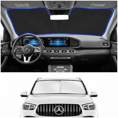 Custom Fit Windshield Sun Shade for Mercedes Benz GLE 350 450 2012-2026 by Unknown