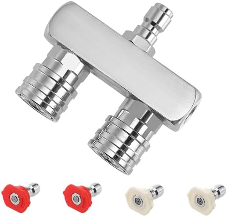 Pressure Washer Tips, 1/4 Inch Quick Connect, 5000 PSI by EZALOR