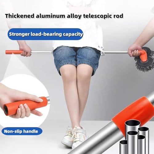 Double Head Car Wash Mop with Long Handle 360°Rotating Car Wash Brush Chenille Microfiber Cleaning Kit Not Hurt Paint Scratch Free(Single Set Mop) - Image 6