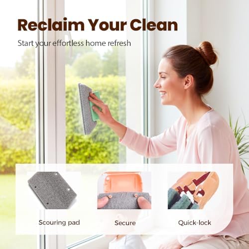 Magic Window Track Cleaner, Window Groove Cleaning Brush Tools Set, Cleaner Brushes for Window lides Gaps Tile Lines Shutter Slats Car Vents & Narrow Gaps (6PC) - Image 4