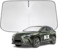 Windshield Sun Shade for Lexus NX NX300h NX300 NX200t 2015-2026 Sunshade by YIZHUOMY