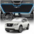 for Nissan Pathfinder Sun Shade Windshield Cover - Custom Fit Pathfinder Accessories 2022-2025 2026 Sunshade Foldable UV Protection & Heat Shield Sun Visor Accessories by Unknown