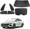 TINGLU Window Shades for Hyundai Elantra 2021-2025 2026 Accessories Car Side Full Windows Rear Triangular Windshield Sun Shade Sun UV Rays Privacy Protection 6PCS by TINGLU
