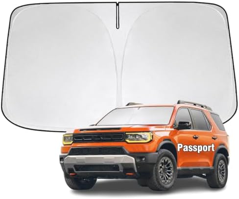 Windshield Sun Shade for Honda Passport 2019-2026 Sunshade by YIZHUOMY