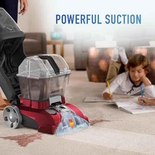 Hoover Power Scrub Deluxe Carpet Cleaner Machine with Paws & Claws Carpet Cleaning Solution (64oz), FH50150, AH30925 - Image 2