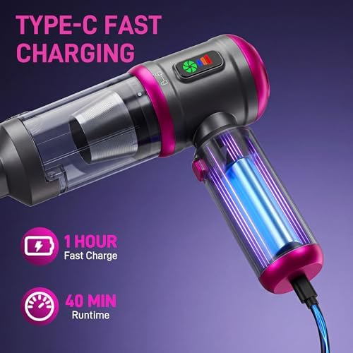 Car Vacuum Portable Cordless, 30000PA 3-in-1 Car Vacuum Cleaner High Power - Image 3