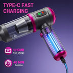 Car Vacuum Portable Cordless, 30000PA 3-in-1 Car Vacuum Cleaner High Power - Image 3