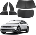 TINGLU Window Shades for Hyundai Ioniq 5 2022-2025 2026 Accessorie Car Side Full Windows Rear Triangular Windshield Sun Shade Sun UV Rays & Privacy Protection for Camping,Napping,and Relaxing 6PCS by TINGLU