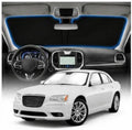 for Chrysler 300 300C Sun Shade Windshield Cover - Custom Fit 300 300C Accessories 2011-2024 2025 Sunshade Foldable UV Protection & Heat Shield Sun Visor Accessories by Unknown