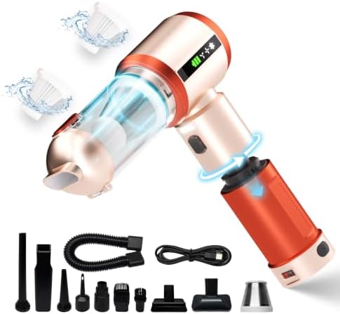 Cordless Handheld Car Vacuum Cleaner 22000PA with Removable Battery by AUTOWOEL