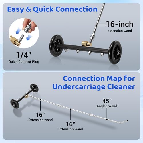 Tool Daily 16" Dual-Function Undercarriage Pressure Washer Attachment - Image 5