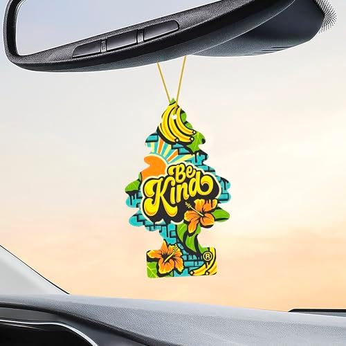 LITTLE TREES Car Air Freshener | Hanging Tree Provides Long Lasting Scent for Auto and Home | 24 Air Fresheners |Be Kind - Image 5