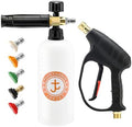 JOEJET Pressure Washer Gun with Foam Cannon, 1/4" Quick Connect, 1 Liter by JOEJET