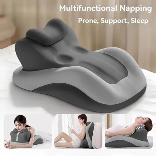 27 Degree Incline Memory Foam Wedge Pillow, Ergonomic Body Position Helper Cushion for Couples, Multi Purpose Bed Wedge for Reading Back Support and Leg Elevation,Yellow - Image 3