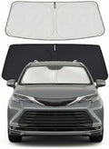 Custom Fit Windshield Sun Shade for Toyota Sienna 2011-2020 by Unknown