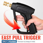 YAMATIC Pressure Washer Gun with Extension Wand, 4000 PSI 5 Nozzle - Image 4
