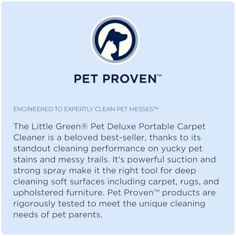 BISSELL Little Green Pet Deluxe Portable Carpet Cleaner, 3353 - Image 2