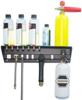 Pressure Washer Gun Holder with Shelf,Foam Cannon Holder for Pressure Washer Wand,Pressure Washers Nozzle Tips,Soap Bottle Holder, pressure washer parts & accessories & attachments Storage Rack by BANDUN
